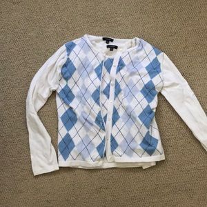 Burberry sweater knit and shirt set